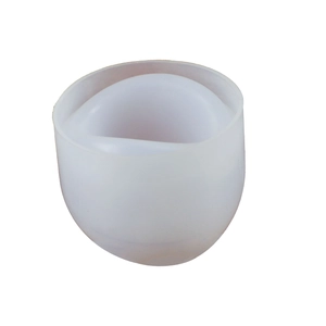 Stampo in silicone curvo per contenitori fai-da-te e vasi per piante grasse in resina epossidica