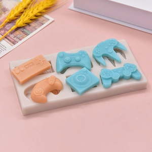 6-cavity game controller silicone mold for DIY baking and chocolate crafting