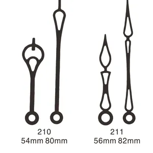Lancette Per Orologio In Alluminio Per Riparazione Orologio Da Parete Al Quarzo DIY Silenzioso Metallo Ore Minuti