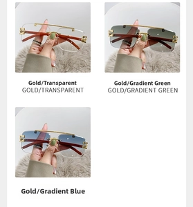 Detailed close-up of fashion pilot sunglasses with metal C-hinges and wood temples