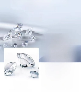 Nahaufnahme von 5A-Zirkonia mit 57-Facetten-Brillantschliff für hochwertigen Schmuck