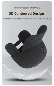 Detail of grey wool baseball cap showing 3D tailoring and premium metal badge