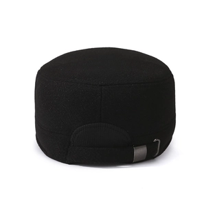 Winter-Herren-Cadet-Cap mit Ohrenschutz und verstellbarer Metallschnalle hinten
