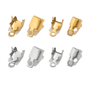 Karabinerverschlüsse aus 18K vergoldetem Edelstahl für DIY-Halsketten und Schmuck