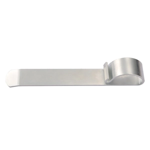 Polished stainless steel metal bracelet bending tool and DIY jewelry making accessory