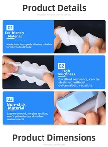 Detailed view of flexible food-grade silicone mold being stretched for easy demolding