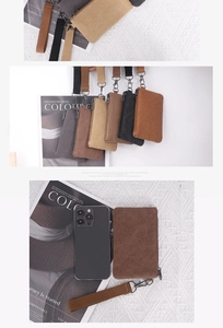 Detailed comparison of washed canvas coin pouches with metal zippers and wrist straps