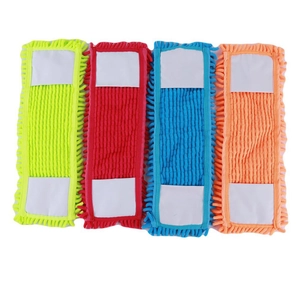 Chenille Mop Refill Pads Microfiber Replacement Head Highly Absorbent Washable Reusable Floor Cleaning Cloth