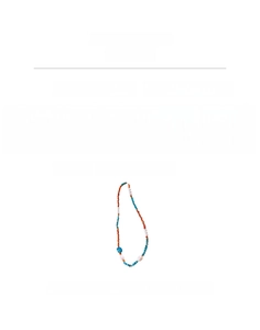 Size chart for natural stone and freshwater pearl necklace with dimensions and weight