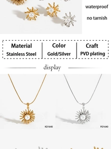 Détails du coffret bijoux en acier inoxydable avec perles et placage or PVD durable