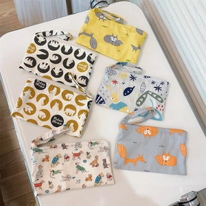 Lot de 6 mini sacs en toile imprimé animal mignon pour téléphone et accessoires