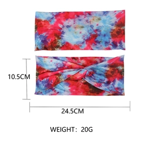 Fascia a pois con dimensioni di 24,5 cm di lunghezza e 10,5 cm di larghezza