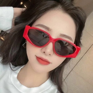 Fashion Oversized Cat Eye Sunglasses PC Frame AC Lens UV400 Protection Retro Geometric Eyewear For Women