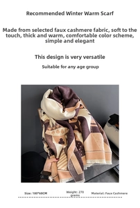 Detail of cashmere-like scarf showing playing card patterns and fringe edges
