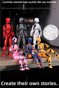 Detail der Dummy13-Actionfigur aus hochfestem ABS-Harzmaterial mit lebendigen Farben
