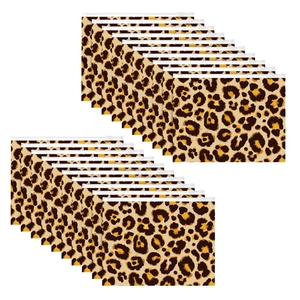 Leopard Print Makeup Bag Waterproof EVA Portable Travel Toiletry Storage Pouch Zipper Organizer For Women