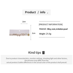 Detailed view of resin flower stud earrings set with material and size specifications
