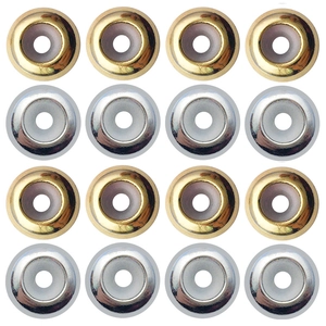 Polierte Gold- und Silber-Kupferperlen für verstellbare Halsketten und Armbänder