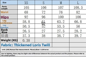Guide des tailles détaillé pour pantalons femme avec mesures en cm de la taille