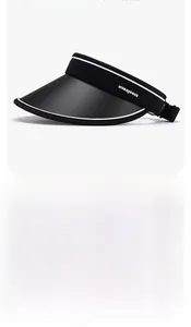 Detailed UV protection test of black wide brim sun visor hat with 95% UV blocking rate