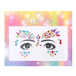 Face and body jewels multi-colored acrylic gem stickers for festive costume makeup
