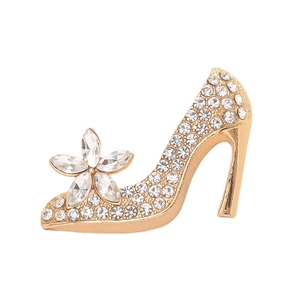 Sparkling cat-eye high heel crystal accessory for DIY crafts and shoe decoration