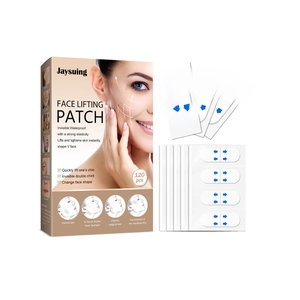 Jaysuing face lifting patch, breathable waterproof invisible V line tape, 120pcs face tighter tool.