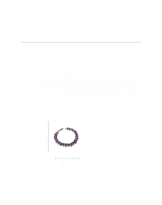 Detail view of water drop zirconia bracelet with 17.5cm length and 0.8cm thickness