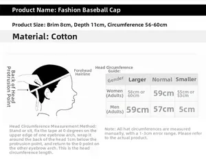 Guida alle taglie per cappello in lana con circonferenza 56-60cm e metodo di misurazione