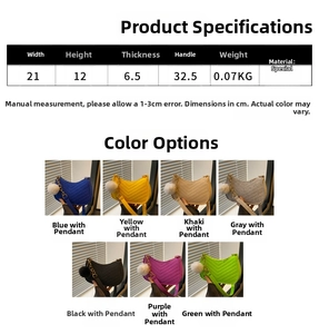 Guide des tailles et options de couleurs pour sac à bandoulière en feutre avec pompon