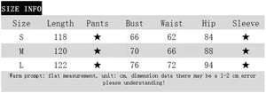 Detailed size chart with measurements for the sexy halter neck slit slim fit dress