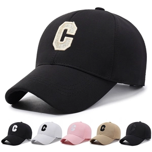 Fashion C Letter Embroidery Baseball Cap Men Women Outdoor Casual Sun Protection Adjustable Polyester Curved Brim Hip Hop Hat