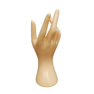 Female hand model display for jewelry in skin tone finish, perfect for rings and bracelets