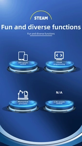 STEM educational robot features showing APP control and 2.4G wireless remote technology