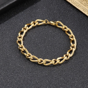 Men Chain Necklace Titanium Steel Striped Curb Chain Fashion Hip Hop Jewelry For Male
