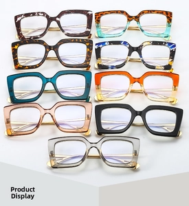 Detailed collection of retro oversized square sunglasses in nine stylish color variations