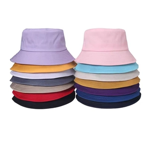 Versatile reversible double-sided bucket hats in 14 solid colors for men and women