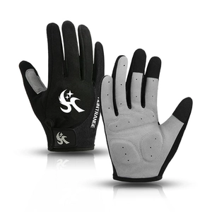 Gants de cyclisme respirants avec paume antidérapante et compatibilité écran tactile