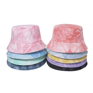 Tie-Dye Fischerhut Wendbar Polyester Sonnenschutz Sonnenhut Streetwear Trendiger Lässiger Outdoor Für Herren Und Damen