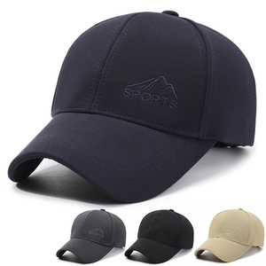 Unisex Baseball Cap Outdoor Sports Mountain Embroidery Adjustable Metal Buckle Sun Protection Breathable Polyester Hat