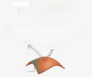 Detail des orangefarbenen UV-Schutz-Sommerstoffs mit atmungsaktivem Diagramm