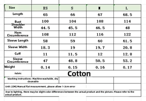 Guide des tailles détaillé et mesures pour l'ensemble chemise et pantalon à carreaux