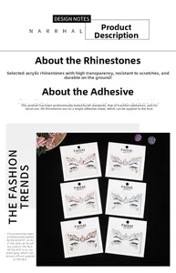 Détails de 6 planches de bijoux de peau en acrylique avec test de sécurité 6P réussi