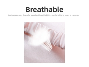 Close-up of breathable silk sleep mask with elastic pleated strap in soft pink