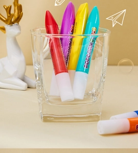 Detailed view of colorful 10ml 3D popcorn pens for creative DIY painting and drawing