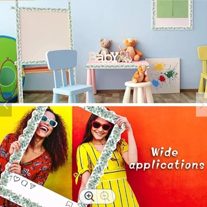 Eucalyptus leaf bulletin board borders for classroom decor and DIY home wall projects