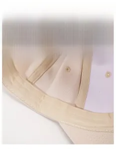 Detail of baseball cap interior showing breathable fabric and wide moisture-wicking sweatband