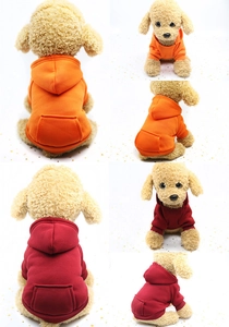 Detail of pet hoodie featuring ribbed cuffs, drawstring hood and functional back pocket design