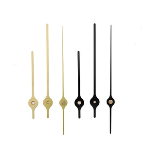 DIY quartz clock movement hands set with minimalist gold and black aluminum pointers