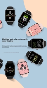 Smartwatch display showing multiple UI dials with heart rate and sleep monitoring data